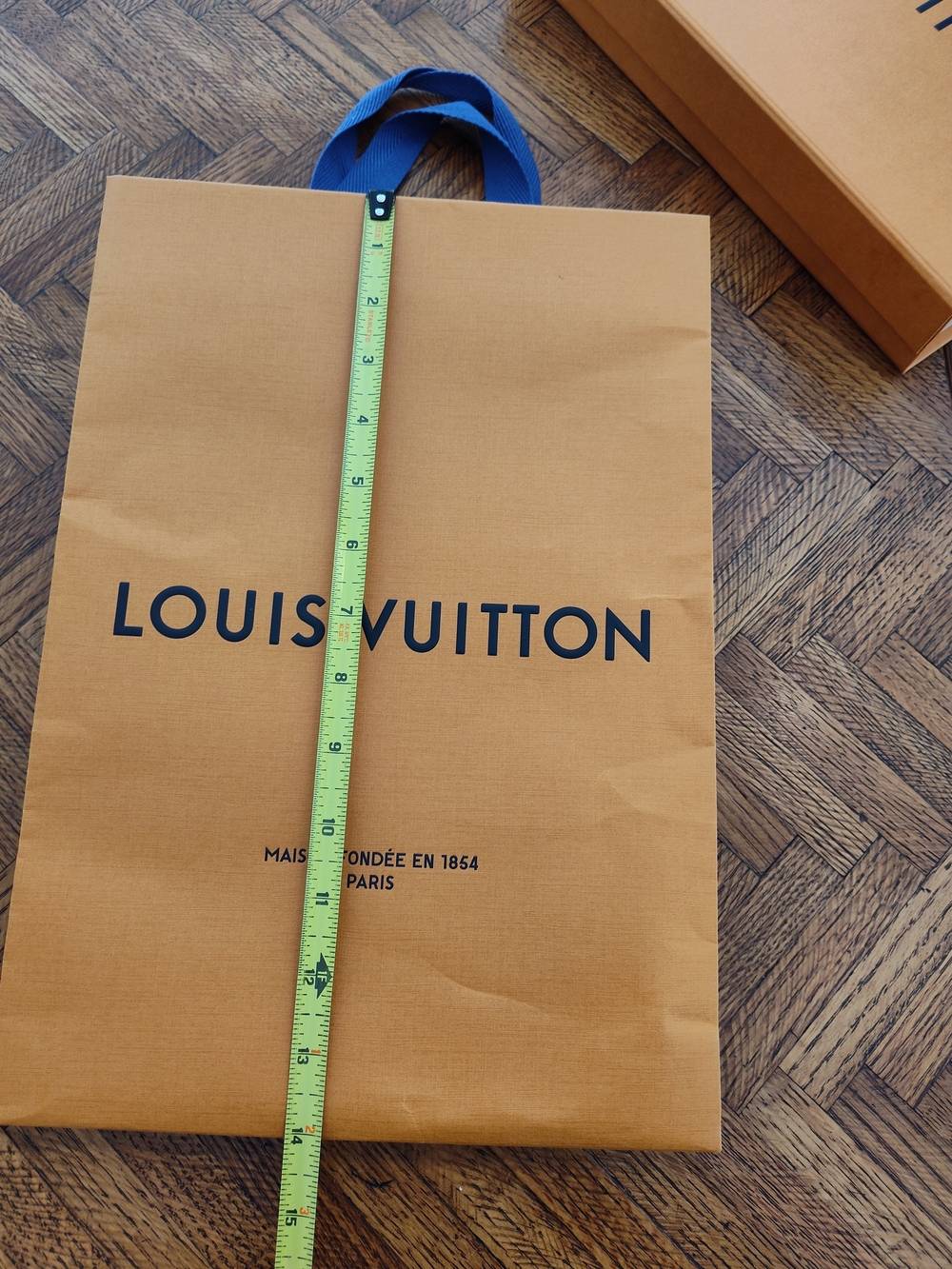 Authentic LOUIS VUITTON Magnetic Gift Box Shopping Bag Ribbon Card Receipt - Picture 10 of 11